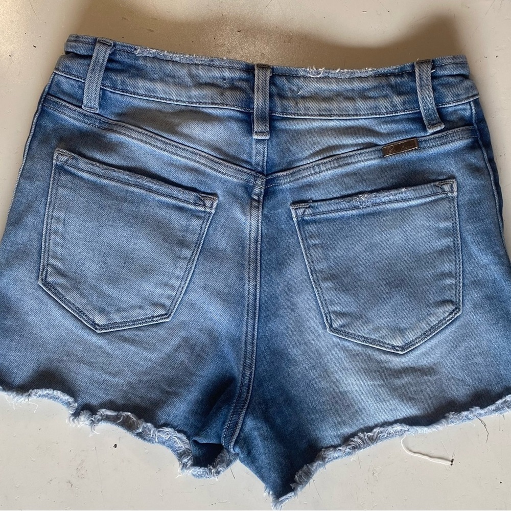 Kancan High Rise Shorts, Eva Style, Size Large, Lots of Stretch - Picture 5 of 11